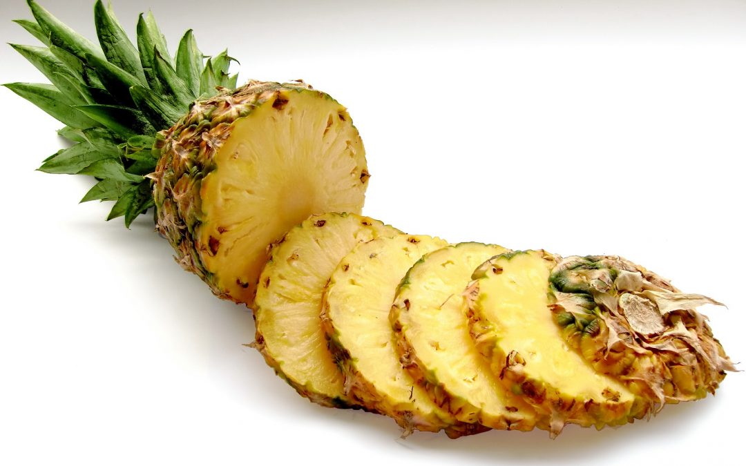Ananas als dessert tegen slechte spijsvertering